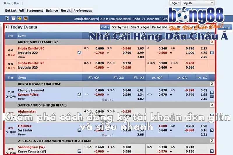 Đăng Ký Bong88: Khởi Đầu Hành Trình Cá Cược Của Bạn 3 Khám phá cách đăng ký tài khoản đơn giản và siêu nhanh